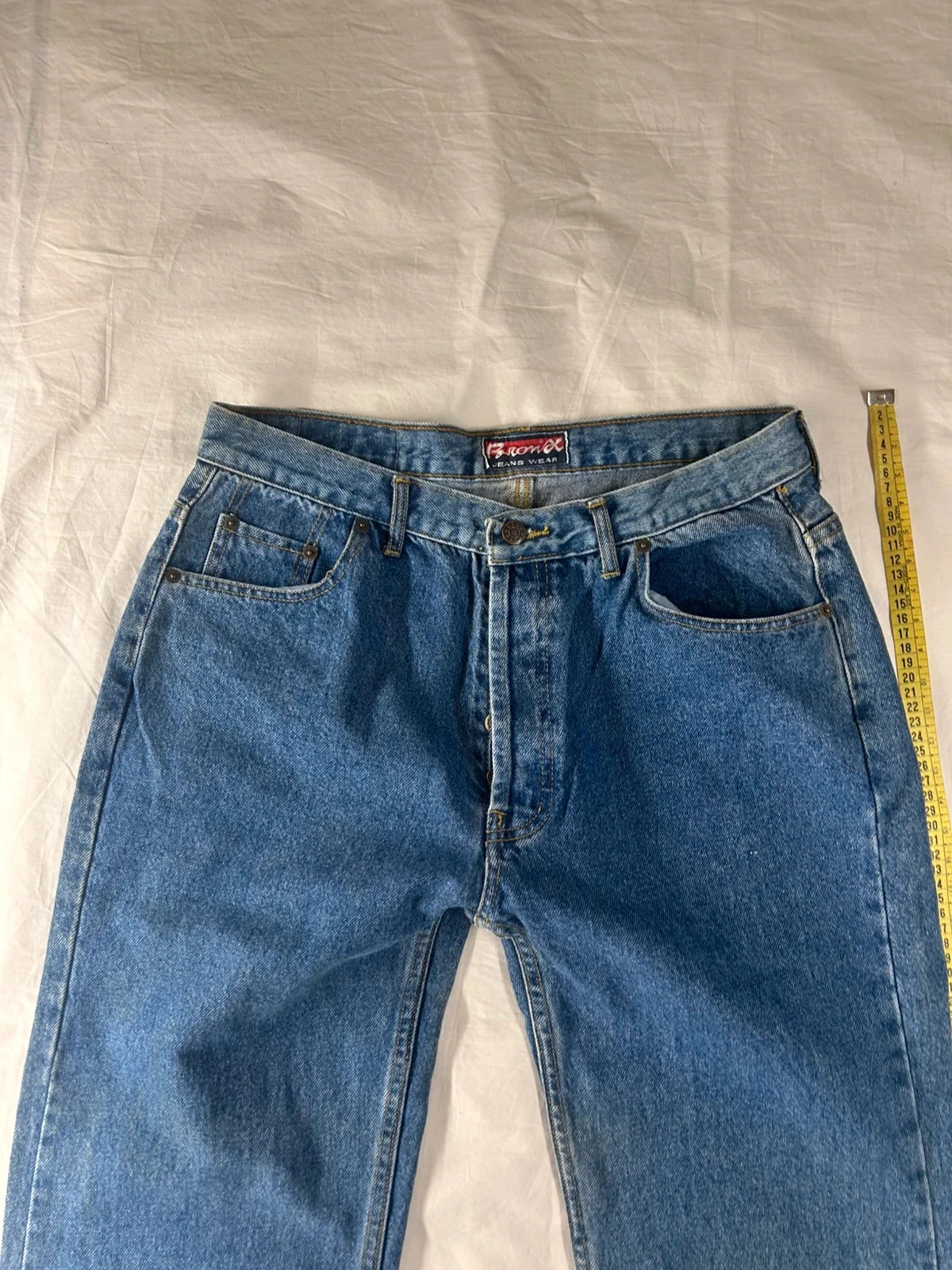 Jean reto azul vintage Bronx jeans wear tamanho 46 – photo 2